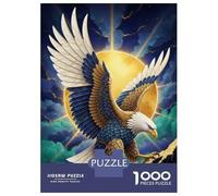 Rompecabezas para Adolescentes De 1000 Piezas Golden Sun Eagle Rompecabezas Juego De Ingenio Decoración Perfecta Regalos Y Cumpleaños Únicos 52x38cm/1000pcs