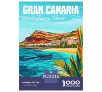 Rompecabezas para Adolescentes De 1000 Piezas Gran Canaria Canary Island Rompecabezas para Adultos Juegos Relajantes Decoración Perfecta Cumpleaños Y Navidad 38x26cm/1000pcs