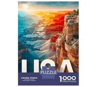 Rompecabezas para Adolescentes De 1000 Piezas Grand Canyon Sunset USA Rompecabezas para Adolescentes Juegos Relajantes Alivia El Estrés 52x38cm/1000pcs