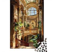 Rompecabezas para Adolescentes De 1000 Piezas Grand Victorian Mansion Interior Rompecabezas para Adultos Juguete Decoración De Pared Carrera De Velocidad Manual Desafío Educativo 52x38cm/1000pcs