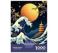 Rompecabezas para Adolescentes De 1000 Piezas Great Wave Japan Rompecabezas para Adultos Juguetes Antiestrés Regalo De Cumpleaños Cumpleaños 70x50cm/1000pcs