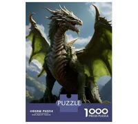 Rompecabezas para Adolescentes De 1000 Piezas Green Earth Elder Dragon Rompecabezas para Adolescentes Juego Práctico Desafío Difícil Desafiante De Completar 38x26cm/1000pcs