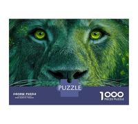 Rompecabezas para Adolescentes De 1000 Piezas Green Lion Art Print Rompecabezas para Adultos Juguetes DIY Pero Divertidos Y Humorísticos Regalos De Cumpleaños Y Únicos 70x50cm/1000pcs