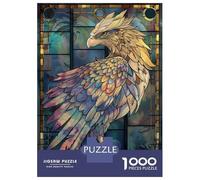 Rompecabezas para Adolescentes De 1000 Piezas Griffin Retro Gold Glass Rompecabezas para Adolescentes Juegos Relajantes Regalos para Mujeres para Cumpleaños, Navidad 52x38cm/1000pcs