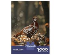 Rompecabezas para Adolescentes De 1000 Piezas Grouse Bird in The Forest Rompecabezas para Adultos Juego De Ingenio Alivia El Estrés Ayuda A Ejercitar El Cerebro 38x26cm/1000pcs