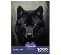 Rompecabezas para Adolescentes De 1000 Piezas Guardian with Neon Wolf Rompecabezas para Adultos Juegos Familiares Análisis Y Lógica Cumpleaños Y Navidad 70x50cm/1000pcs