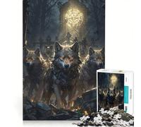 Rompecabezas para Adolescentes de 1000 Piezas Guardianes de la Catedral del Crepúsculo, Juego de ingenio, Actividades Divertidas para Hacer en casa, Regalos para Mujeres 50x75cm