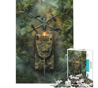 Rompecabezas para Adolescentes de 1000 Piezas Guerra de Drones Rompecabezas para Adultos Juegos Familiares Difícil cumpleaños y Navidad (tamaño 50x75cm)