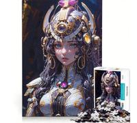 Rompecabezas para Adolescentes de 1000 Piezas Guerrera Reina de Las Joyas Juegos Divertidos Entrena tu Cerebro y Tus Manos Ideal para Decorar tu Escritorio 50x75cm