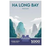 Rompecabezas para Adolescentes De 1000 Piezas Ha Long Bay Vietnam Rompecabezas para Adultos Juego Práctico Una Obra De Arte Cumpleaños 38x26cm/1000pcs