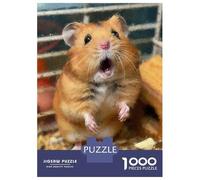 Rompecabezas para Adolescentes De 1000 Piezas Hamster Meme Rompecabezas Juegos Relajantes Pero Divertidos Y Humorísticos Cumpleaños 52x38cm/1000pcs