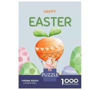 Rompecabezas para Adolescentes De 1000 Piezas Happy Easter Rompecabezas para Adultos Juguete Decoración De Pared Carrera De Velocidad Manual Desafío Educativo 38x26cm/1000pcs