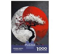 Rompecabezas para Adolescentes De 1000 Piezas Harmony in Sakura Bloom Rompecabezas para Adultos Juego De Ingenio Patrón De Ensamblaje Cumpleaños Y Navidad 38x26cm/1000pcs