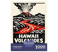 Rompecabezas para Adolescentes De 1000 Piezas Hawaii Volcanoes National Park Poster Rompecabezas para Adultos Juguetes Antiestrés Regalo De Cumpleaños para Cumpleaños, Navidad 38x26cm/1000pcs