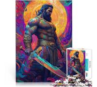 Rompecabezas para Adolescentes de 1000 Piezas Hércules el Guerrero Juguetes Juegos Educativos Antiestrés Regalo para cumpleaños 38x26cm