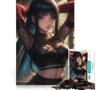 Rompecabezas para Adolescentes de 1000 Piezas,Hermoso diseño de Kunoichi Alley,Arte de Corte Fino,Actividad para desarrollar la Mente,Juego Relajante, Tranquilo (38x26cm)