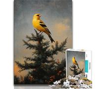 Rompecabezas para Adolescentes de 1000 Piezas Hermoso pájaro Rompecabezas para Adultos para Pasar el rato en casa con Piezas de Formas aleatorias Totalmente entrelazadas 26x38cm