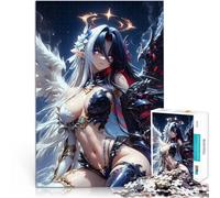 Rompecabezas para Adolescentes de 1000 Piezas Híbrido de ángel y Demonio desafío Educativo Interacción Entre Padres e Hijos 75x50cm