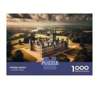 Rompecabezas para Adolescentes De 1000 Piezas Highclere Castle A Royal Retreat Rompecabezas para Adultos Juguete Decoración De Pared Carrera De Velocidad Manual Desafío Educativo 70x50cm/1000pcs