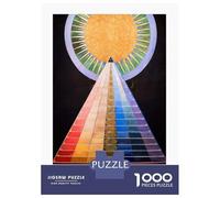 Rompecabezas para Adolescentes De 1000 Piezas Hilma AF Klint Altar Piece Rompecabezas para Adultos Juegos Familiares Desafío Difícil Regalos De Cumpleaños Y Únicos 38x26cm/1000pcs