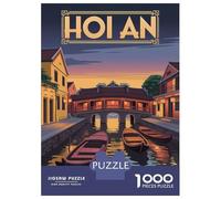 Rompecabezas para Adolescentes De 1000 Piezas Hoi An Vietnam Travel Rompecabezas para Adolescentes Juego Práctico Desafío Difícil Desafiante De Completar 38x26cm/1000pcs