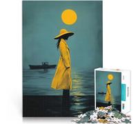 Rompecabezas para Adolescentes de 1000 Piezas Horizonte de la Soledad Juegos Divertidos con Piezas de Formas aleatorias Que se entrelazan Completamente 52x38cm