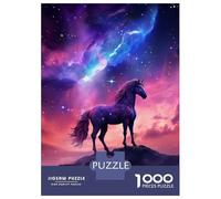 Rompecabezas para Adolescentes De 1000 Piezas Horse In Space Animal Rompecabezas para Adultos Juego Práctico Pero Divertido Y Humorístico Regalo De Cumpleaños, Regalos, 38x26cm/1000pcs