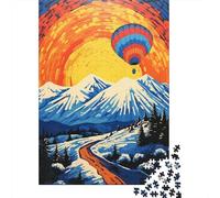 Rompecabezas para Adolescentes De 1000 Piezas Hot Air Balloon Adventure Rompecabezas para Adolescentes Juegos Relajantes Alivia El Estrés 52x38cm/1000pcs