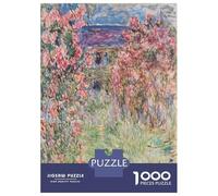 Rompecabezas para Adolescentes De 1000 Piezas House Among The Roses Rompecabezas para Adultos Juegos Relajantes Regalos para Mujeres Ayuda A Ejercitar El Cerebro 38x26cm/1000pcs