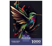 Rompecabezas para Adolescentes De 1000 Piezas Hummingbird Colorful Rompecabezas Juegos Relajantes Pero Divertidos Y Humorísticos Cumpleaños 38x26cm/1000pcs