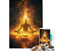 Rompecabezas para Adolescentes de 1000 Piezas Ideal para Yoga meditación Desarrollo Espiritual ejercitar el Cerebro y armar un Juguete Decorativo para la Pared para Mayores de 14 años 50x75cm