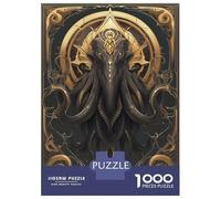 Rompecabezas para Adolescentes De 1000 Piezas Imperial Cthulhu Art Deco Rompecabezas para Adultos Juguetes Antiestrés Regalo De Cumpleaños Cumpleaños 52x38cm/1000pcs