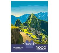 Rompecabezas para Adolescentes De 1000 Piezas Inca Trail Peru Travel Rompecabezas para Adolescentes Juego Familiar Desafío Difícil Cumpleaños Y Navidad 52x38cm/1000pcs