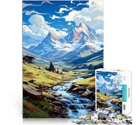 Rompecabezas para Adolescentes de 1000 Piezas Increíble Paisaje Colorido Juguetes educativos Juego Educativo para cumpleaños y Navidad. 75x50cm