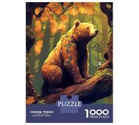 Rompecabezas para Adolescentes De 1000 Piezas Into The Wild BearKing 2 Rompecabezas para Adolescentes Juegos Relajantes para La Diversión Familiar Juego Desafiante Regalos 52x38cm/1000pcs