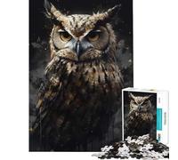 Rompecabezas para Adolescentes de 1000 Piezas Isla Encantada del Búho Juego de ingenio Educativo Juguete desafiante Regalo de cumpleaños Ideal para Parejas (tamaño 38x26cm)