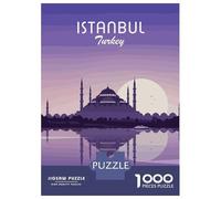 Rompecabezas para Adolescentes De 1000 Piezas Istanbul Turkey Rompecabezas para Adultos Juego Práctico Una Obra De Arte Cumpleaños 38x26cm/1000pcs