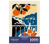 Rompecabezas para Adolescentes De 1000 Piezas Italy Dolce Far Niente Art Print Rompecabezas para Adultos Juguete Decoración De Pared Mejora La Memoria Regalos De Cumpleaños Y Únicos 38x26cm/1000pcs