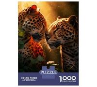 Rompecabezas para Adolescentes De 1000 Piezas Jaguars Romantic Love Kiss Rompecabezas para Adultos Juego De Ingenio Alivia El Estrés Ayuda A Ejercitar El Cerebro 70x50cm/1000pcs
