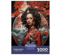 Rompecabezas para Adolescentes De 1000 Piezas Japanese Geisha Art Print-3 Rompecabezas para Adultos Juego Familiar Difícil Difícil Cumpleaños Y Navidad 52x38cm/1000pcs