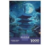 Rompecabezas para Adolescentes De 1000 Piezas Japanese Pagoda Night Scene-3 Rompecabezas para Adultos Juegos Relajantes para La Diversión Familiar 38x26cm/1000pcs