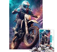 Rompecabezas para Adolescentes de 1000 Piezas Jinete de la Frontera Espacial Un Reto para completar Diversión en Familia Juguete antiestrés para Mayores de 14 años (50x75cm)