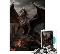 Rompecabezas para Adolescentes de 1000 Piezas Juego de la Familia del dragón cinematográfico Antiguo Juguetes adictivos para Cultivar la Paciencia Gran Regalo para Juegos y para Mejorar la Memoria