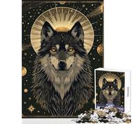 Rompecabezas para Adolescentes de 1000 Piezas Juego Familiar canino Estelar desafío exigente Juguetes de decoración para el hogar interacción Entre Padres e Hijos (38x52cm)