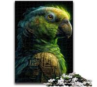 Rompecabezas para Adolescentes de 1000 Piezas, Juego Familiar de Loros cósmicos, antiestrés, desafío difícil, Regalo de Amigo Secreto, 50x75cm