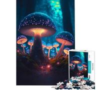 Rompecabezas para Adolescentes de 1000 Piezas Juego Familiar de Setas Juguetes adictivos para Cultivar la Paciencia un Gran Regalo Que Mejora la Memoria (tamaño 38x26cm)