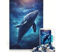 Rompecabezas para Adolescentes de 1000 Piezas Juego Imposible Canción de Ballenas Regalo de cumpleaños único 38x26cm