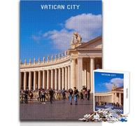 Rompecabezas para Adolescentes de 1000 Piezas, Juego Imposible del Vaticano, Actividades Familiares, Regalos para el Amigo Secreto, tamaño 38x26cm