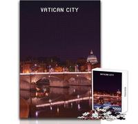 Rompecabezas para Adolescentes de 1000 Piezas, Juego Imposible del Vaticano, Actividades Familiares, Regalos para el Amigo Secreto, tamaño 50x75cm