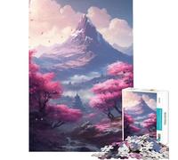 Rompecabezas para Adolescentes de 1000 Piezas Juego japonés de ensueño Juego desafiante Juguete para ejercitar la Mente Juego difícil excelente Regalo y Juguete (tamaño 50x75cm)